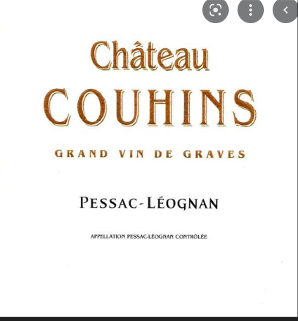 Couhins Grand Vin De Graves Pessac - Léognan