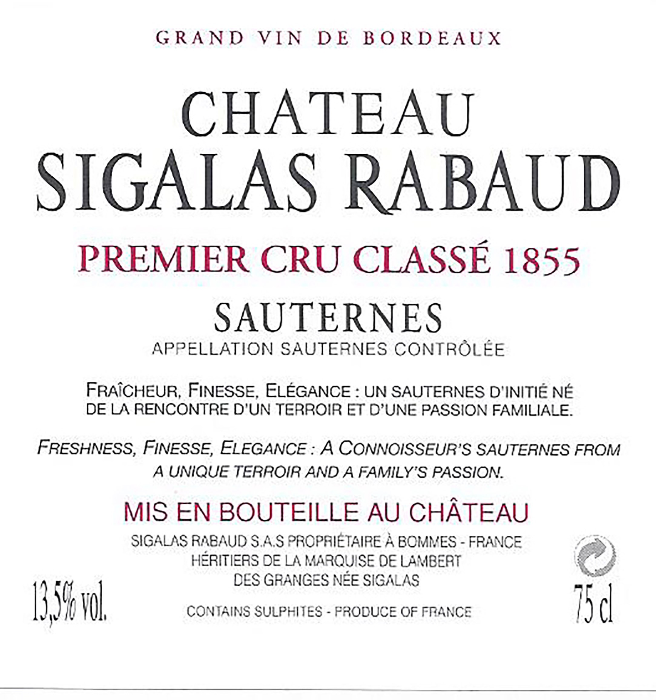 Chateau Fraîcheur