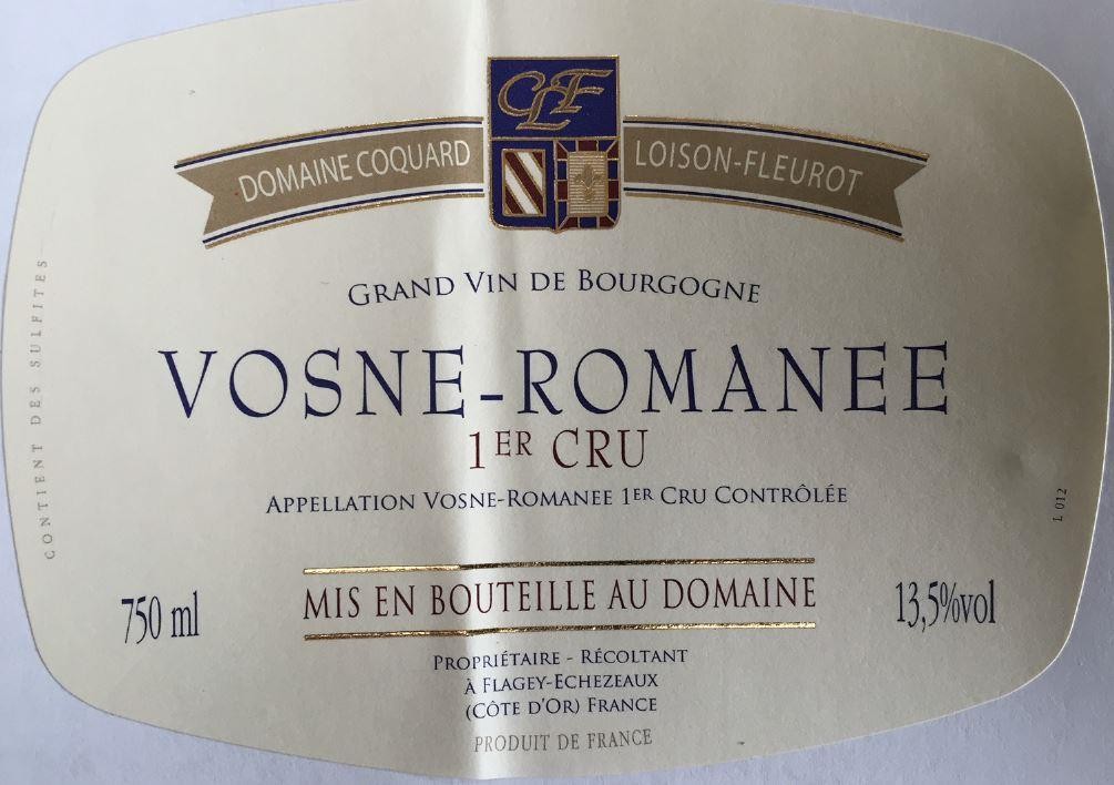 Vosne Romanee Red Wine