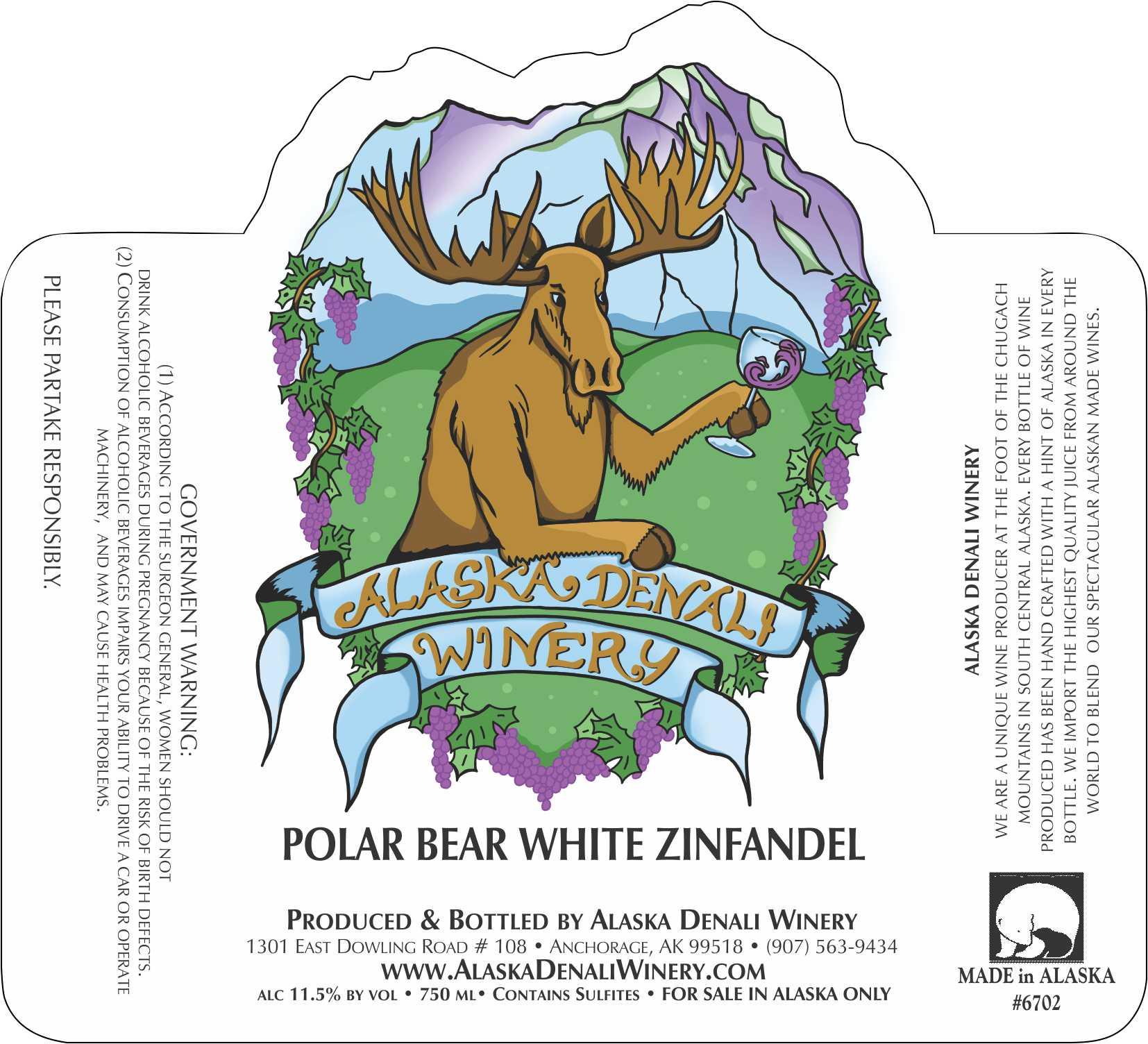 Polar Bear White Zinfandel