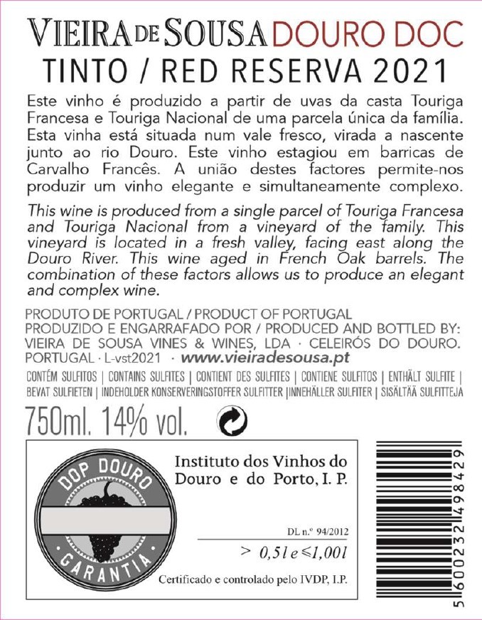 Douro Doc Reserva