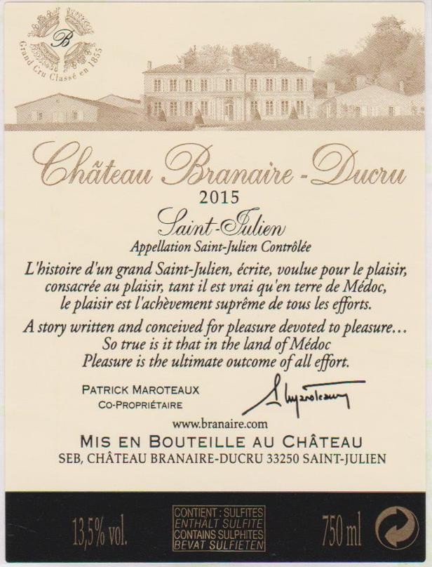 Château Branaire - Ducru