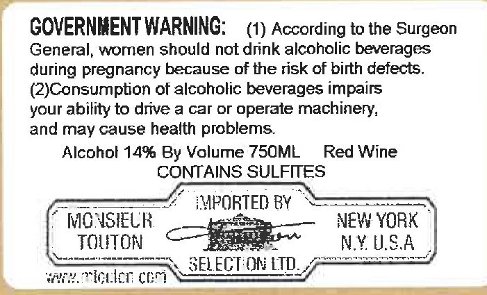 Aragon Garnacha De Lin Cuente