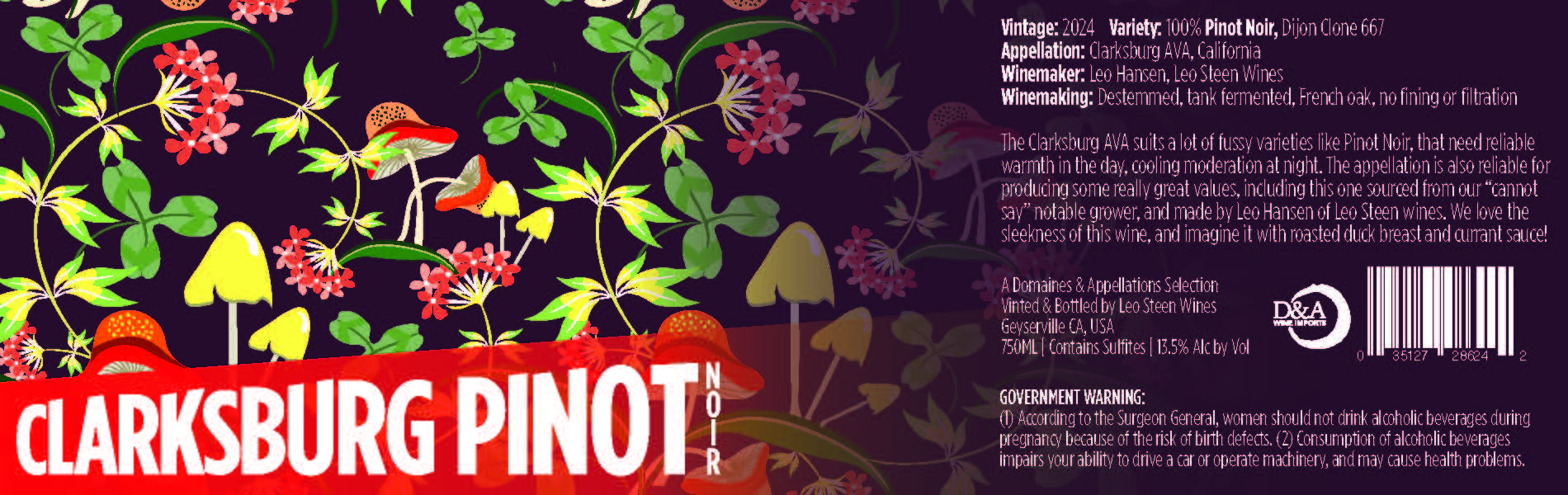 Clarksburg Pinot Noir
