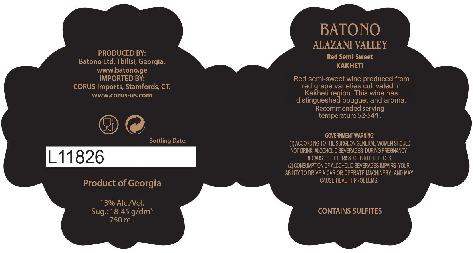 Alazani Valley Red Semi-Sweet