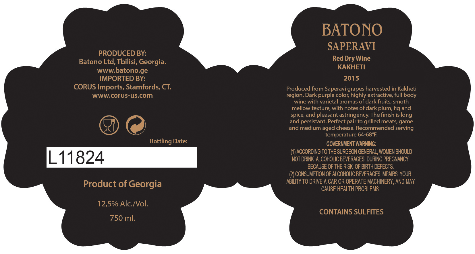 Saperavi Red Dry Wine