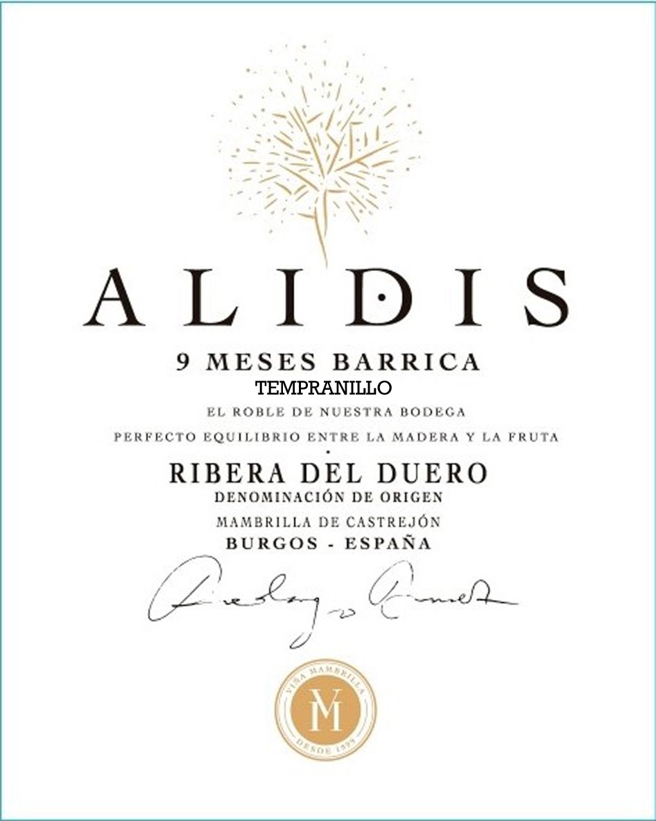 Alidis 9 Meses Barrica