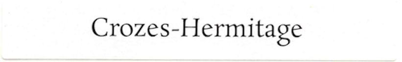 Crozes - Hermitage White