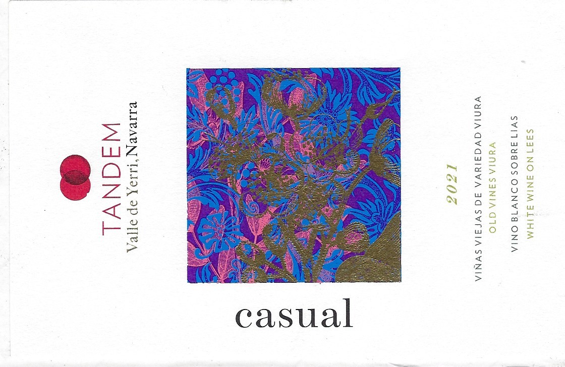 Tandem Casual  Viñas Viejas De Variedad Viura