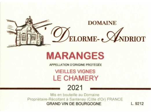 Maranges Vieilles Vignes Le Chamery