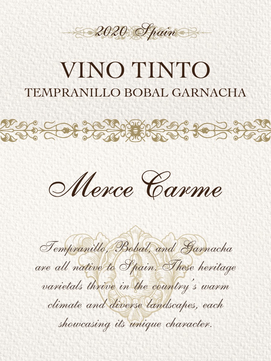 Vino Tinto Merce Carme