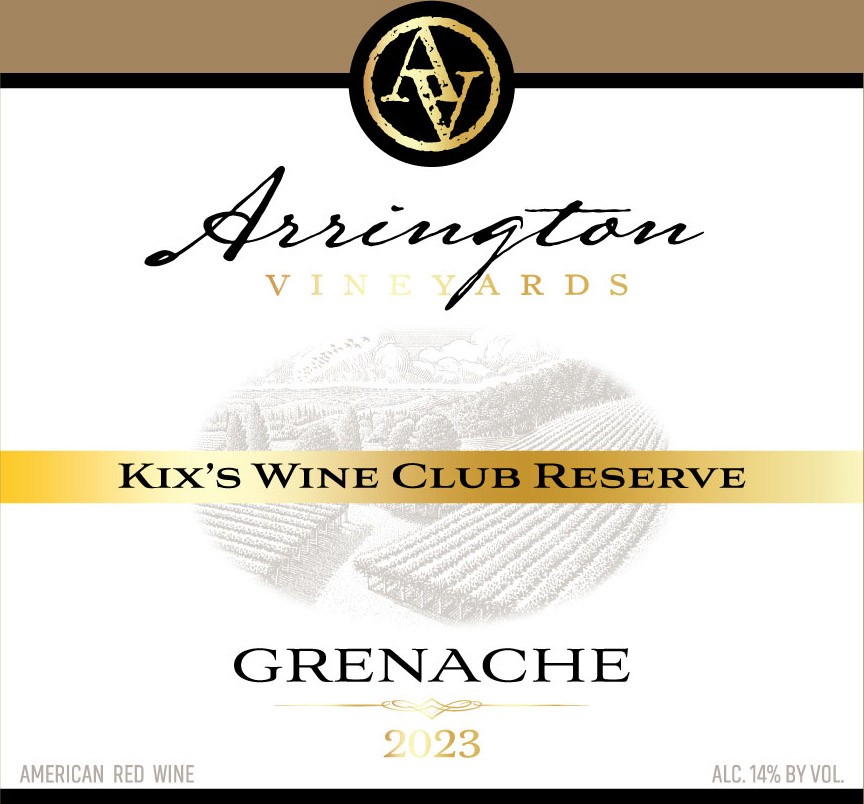 Kix's Wine Club Reserve Grenache