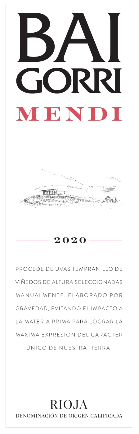 Mendi Tempranillo