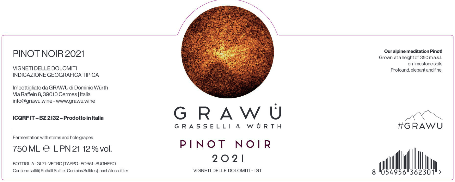 Pinot Noir  Vigneti Delle Dolomiti