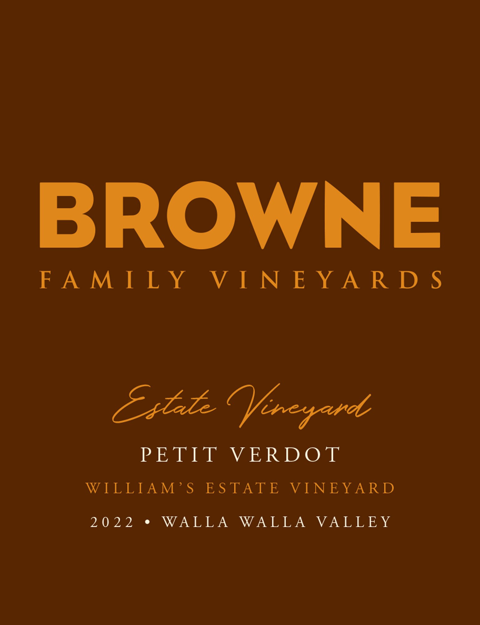 Estate Vineyard Petit Verdot