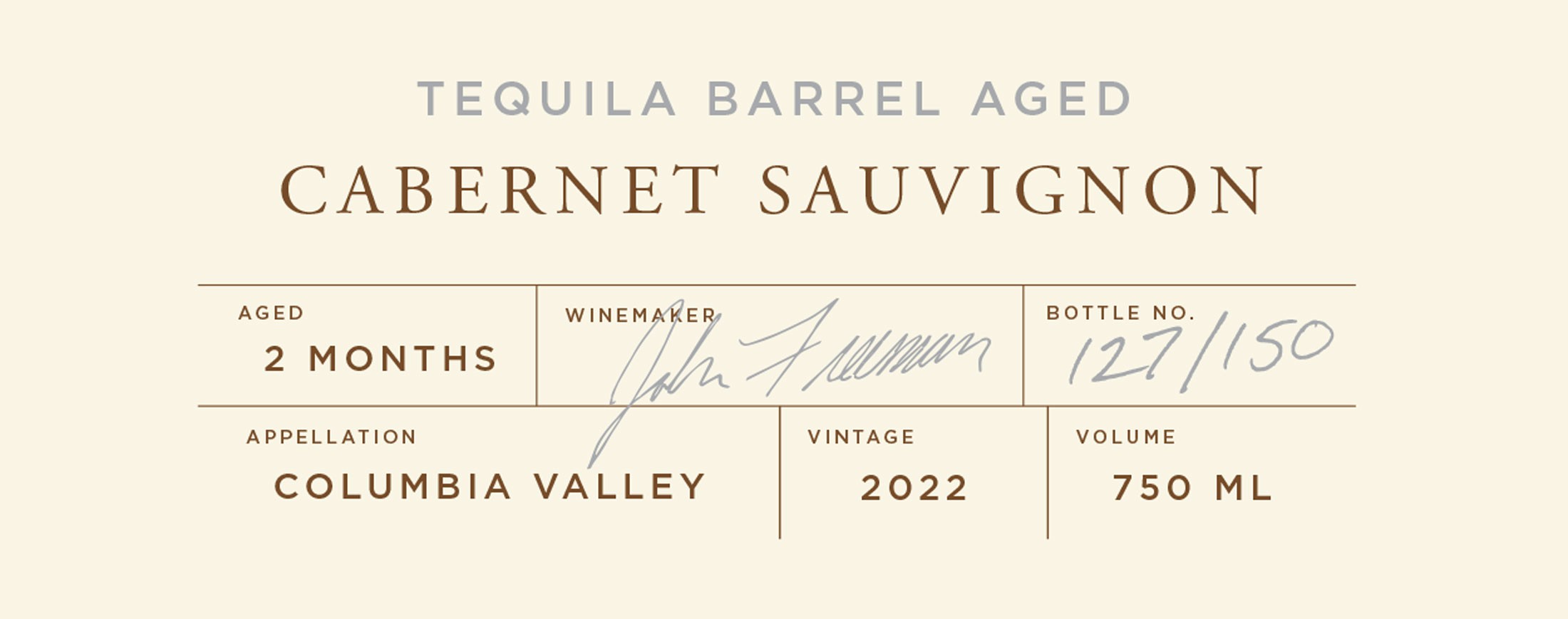 Tequila Barrel Aged Cabernet Sauvignon