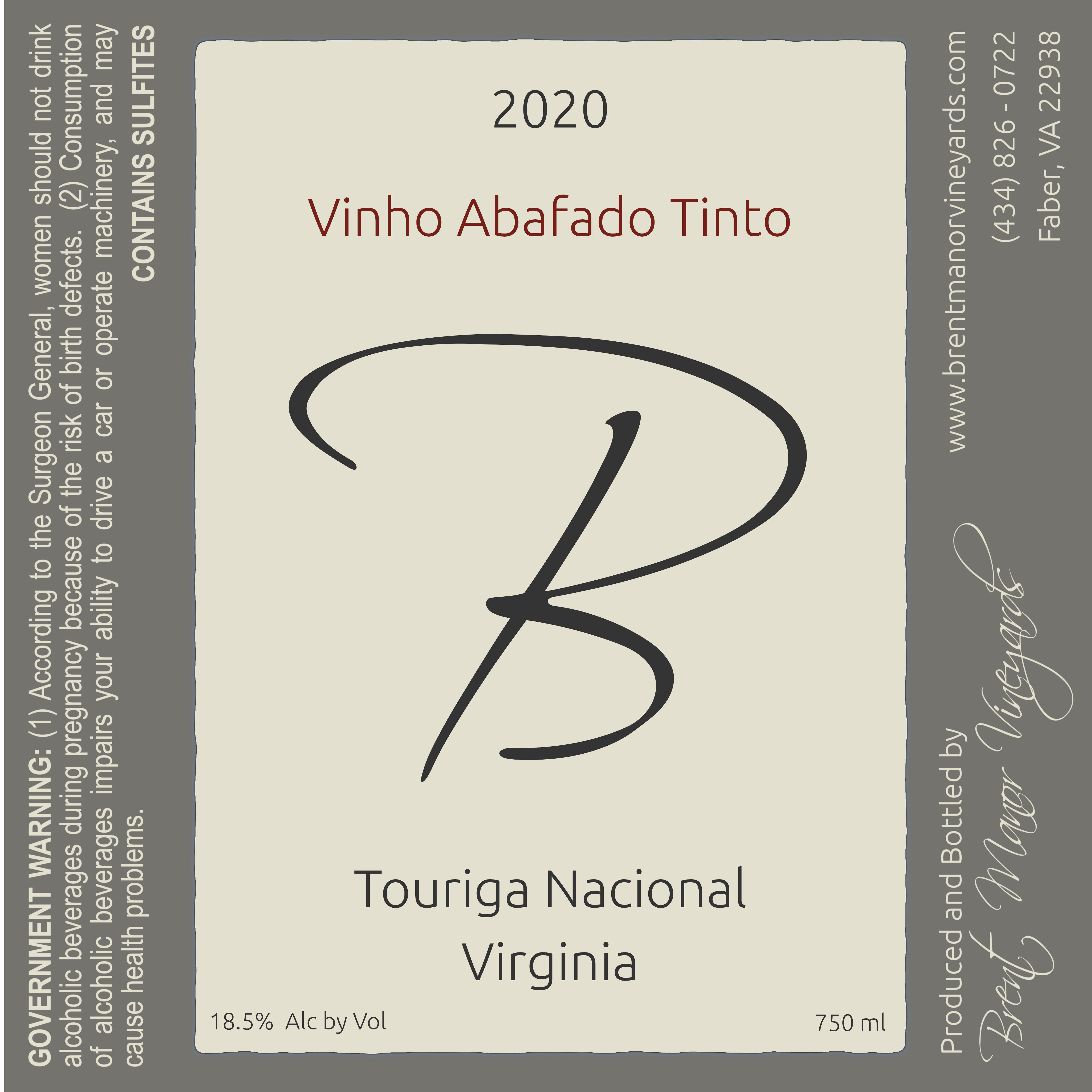 Vinho Abafado Tinto
