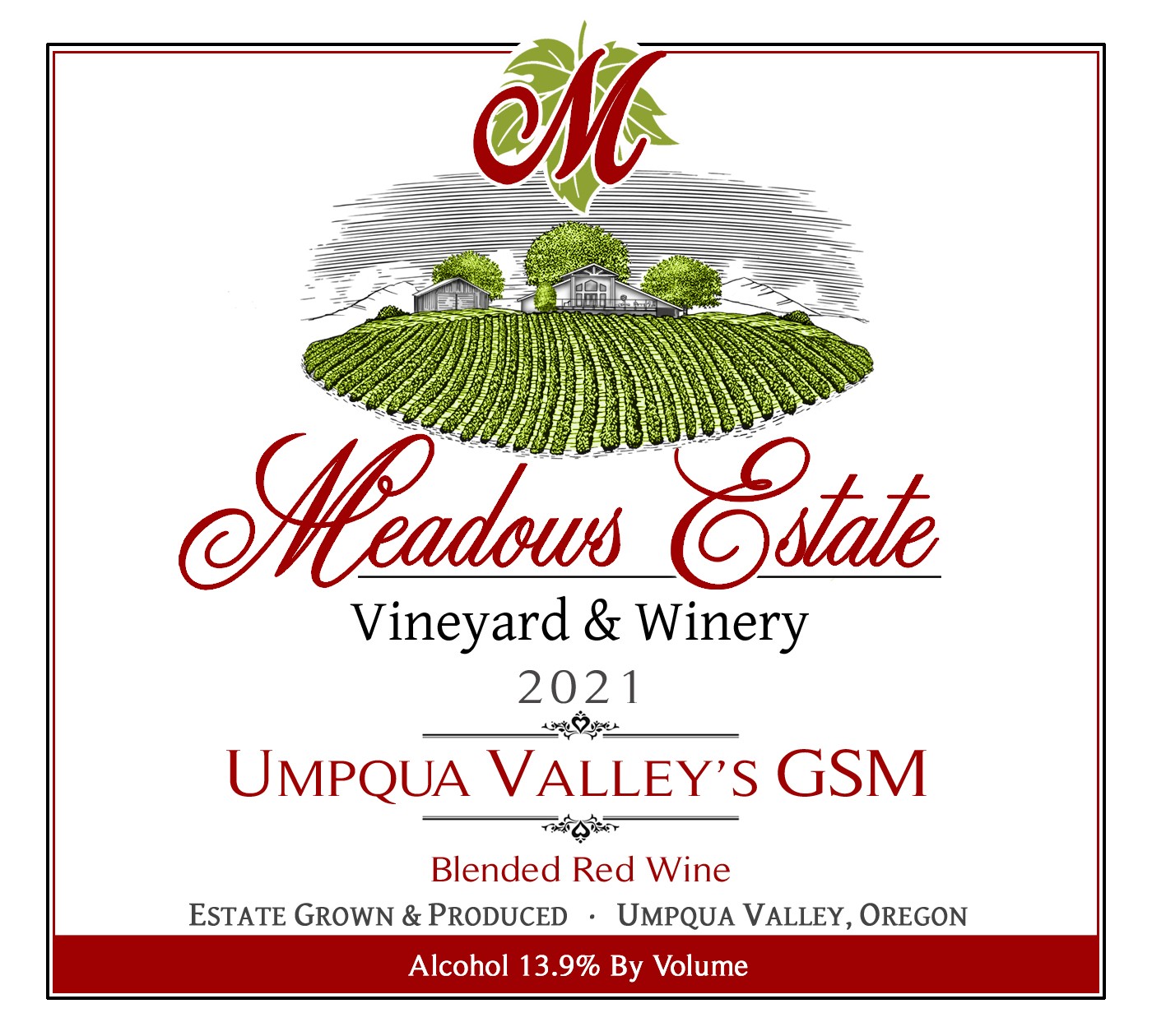 Umpqua Valley's Gsm Blended Red Wine