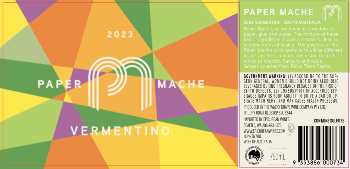 Paper Mache  Vermentino