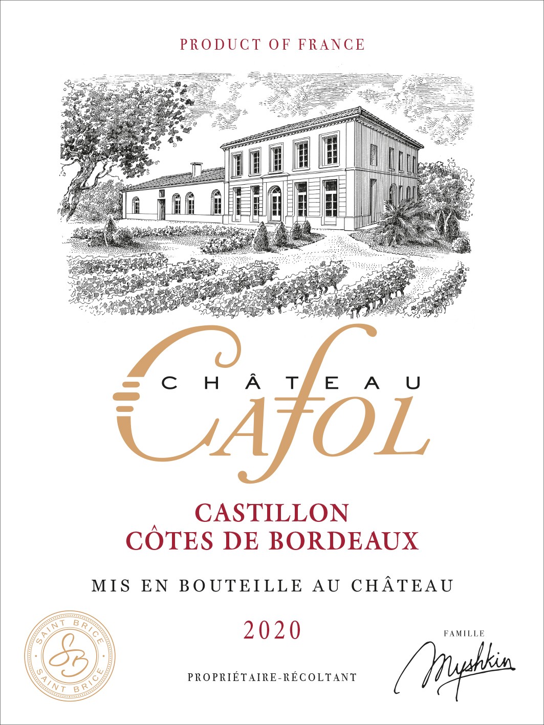 Château Afol Castillon Côtes De Bordeaux
