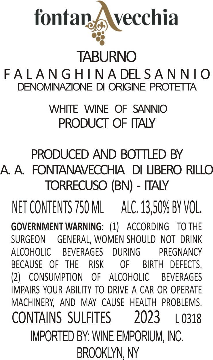 Avecchia Taburno Falang Hina Del Sannio