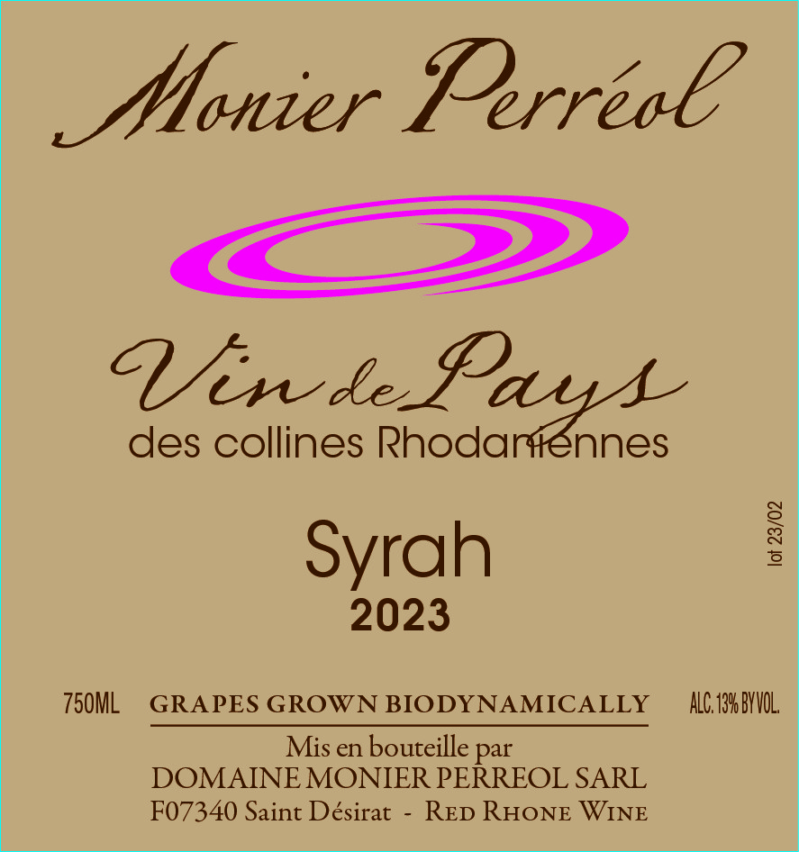 Vin De Pays Des Collines Rhodaniennes Syrah