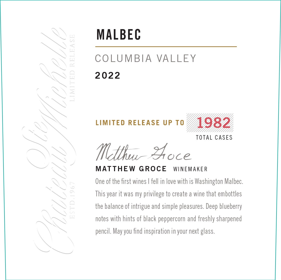 Malbec Columbia Valley