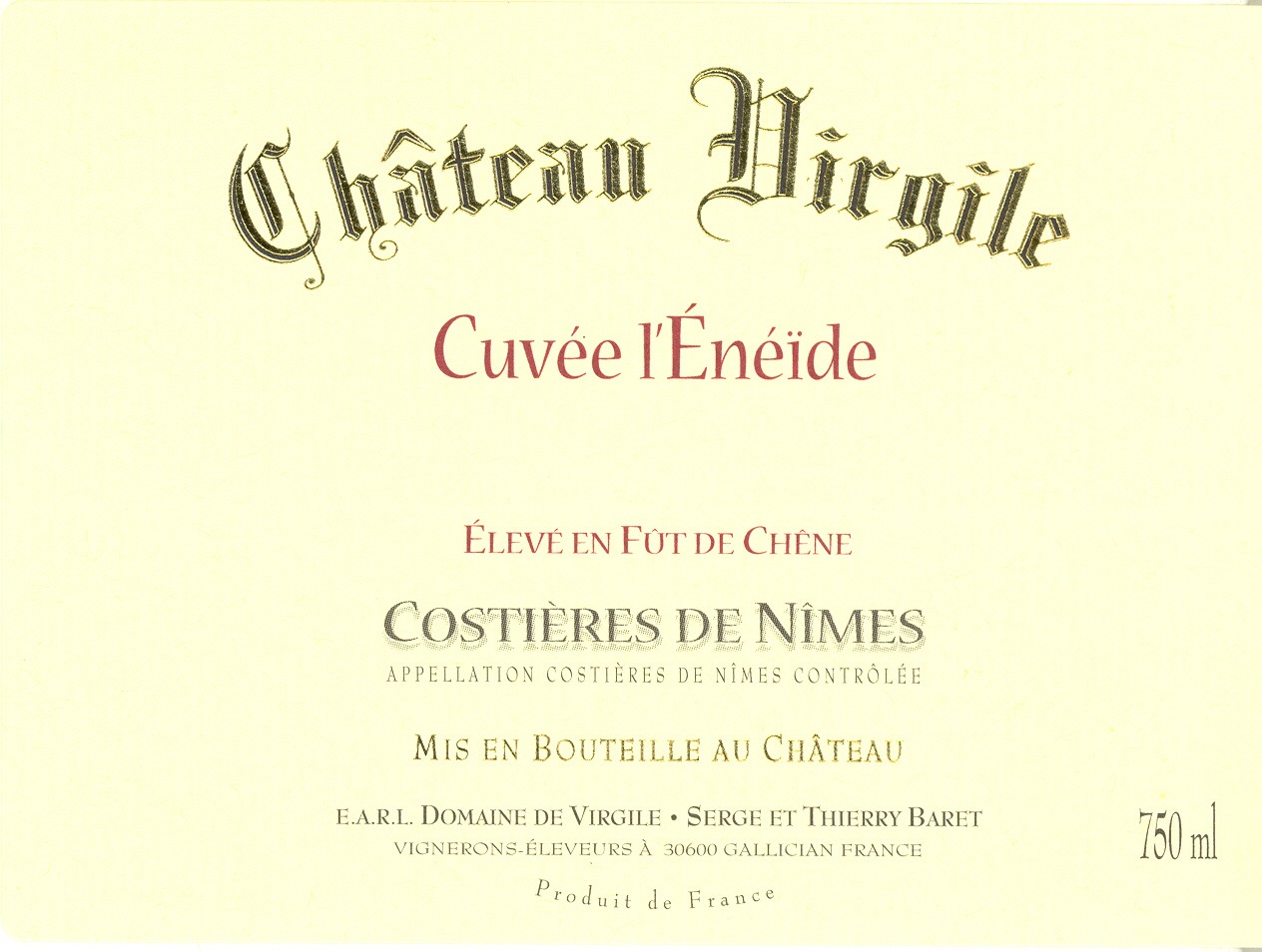 Cuvée L'enéïde