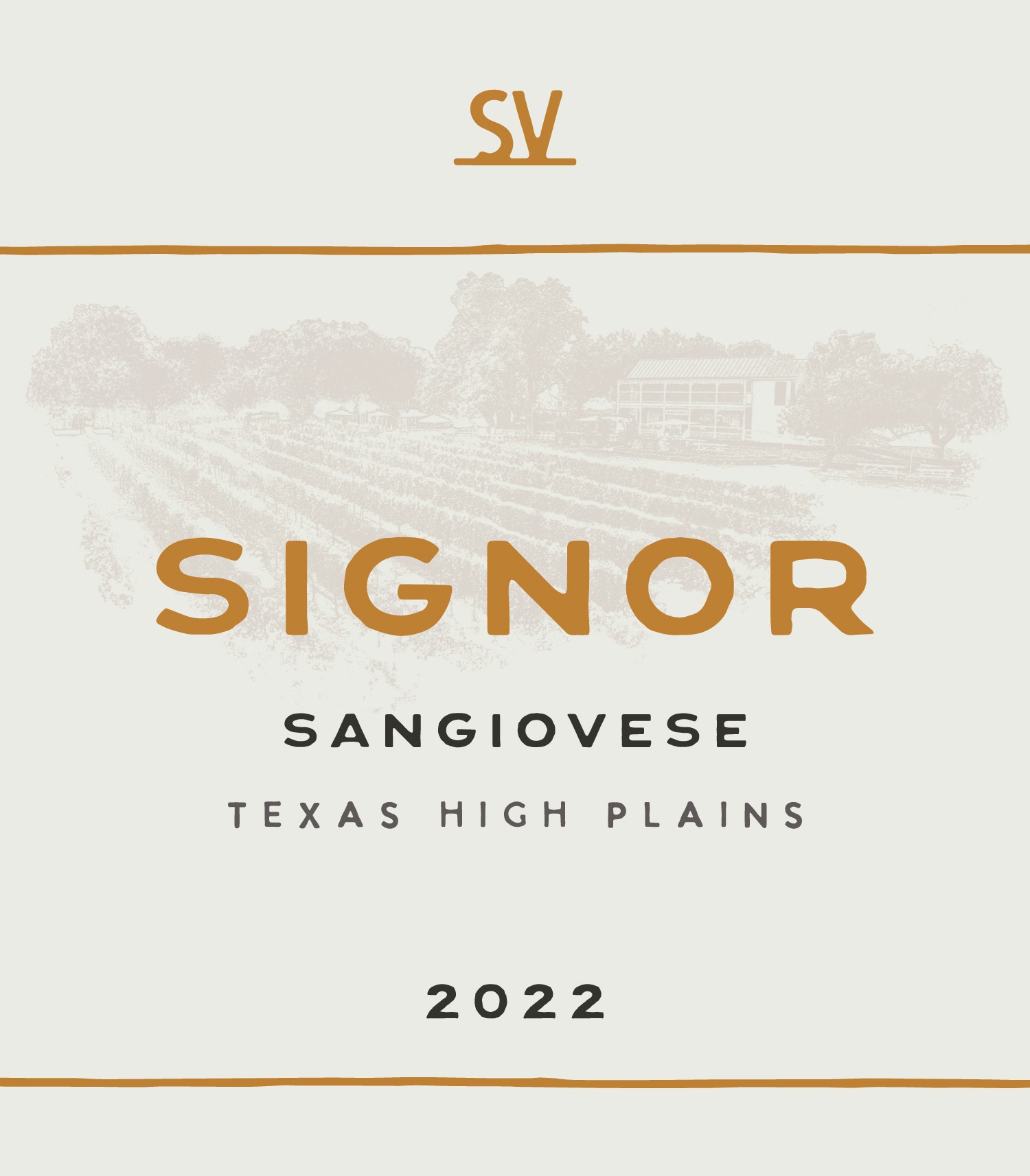 Sv Sangiovese Texas High Plains