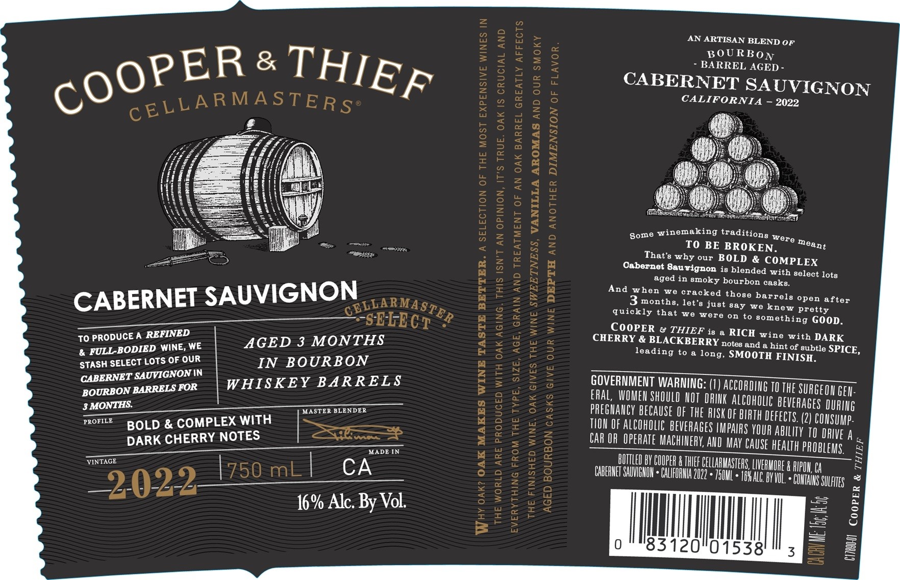 Bourbon Barrel Aged Cabernet Sauvignon