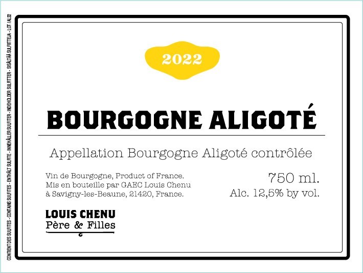 Bourgogne Aligoté