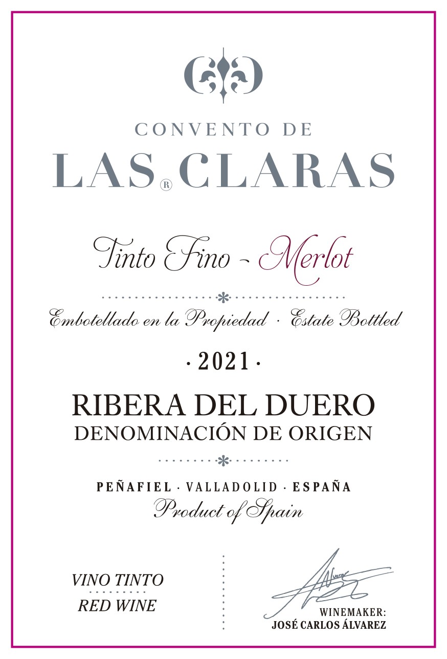 Convento De Las Claras Tinto Fino - Merlot