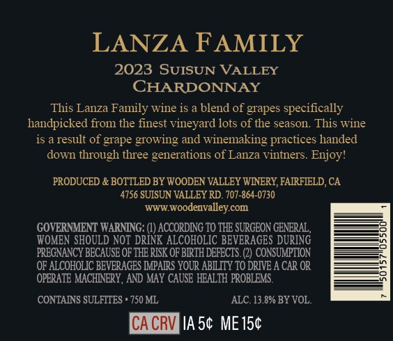 Suisun Valley Chardonnay