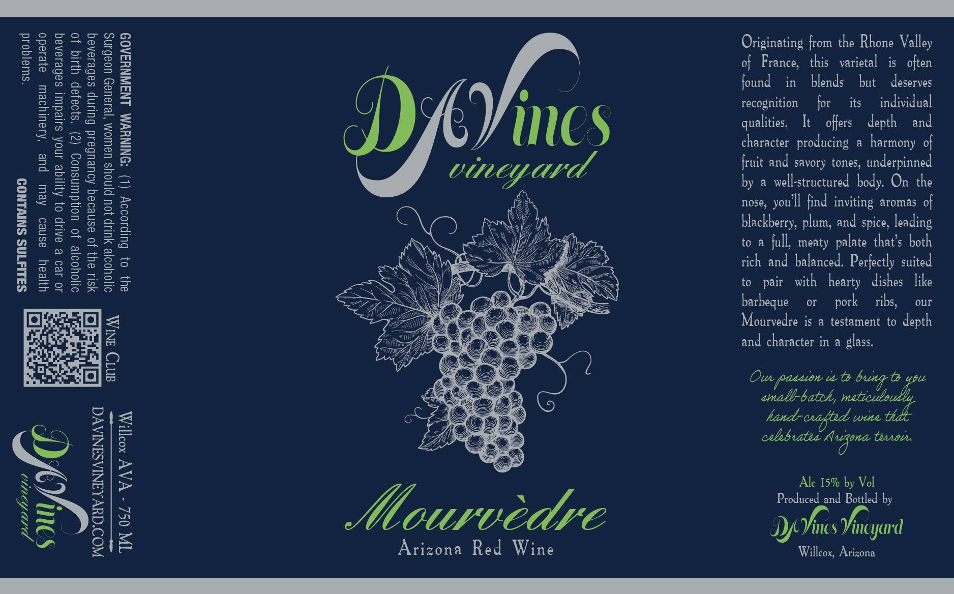 Mourvedre Arizona Red Wine