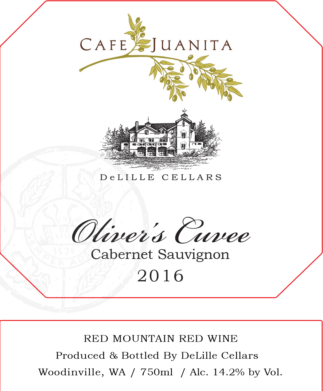 Cafe Juanita Oliver's Cuvee
