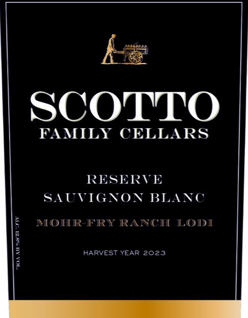 Reserve Sauvignon Blanc Mohr - Fry Ranch Lodi Harvest Year