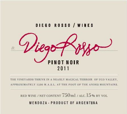 Diego Rosso Pinot Noir