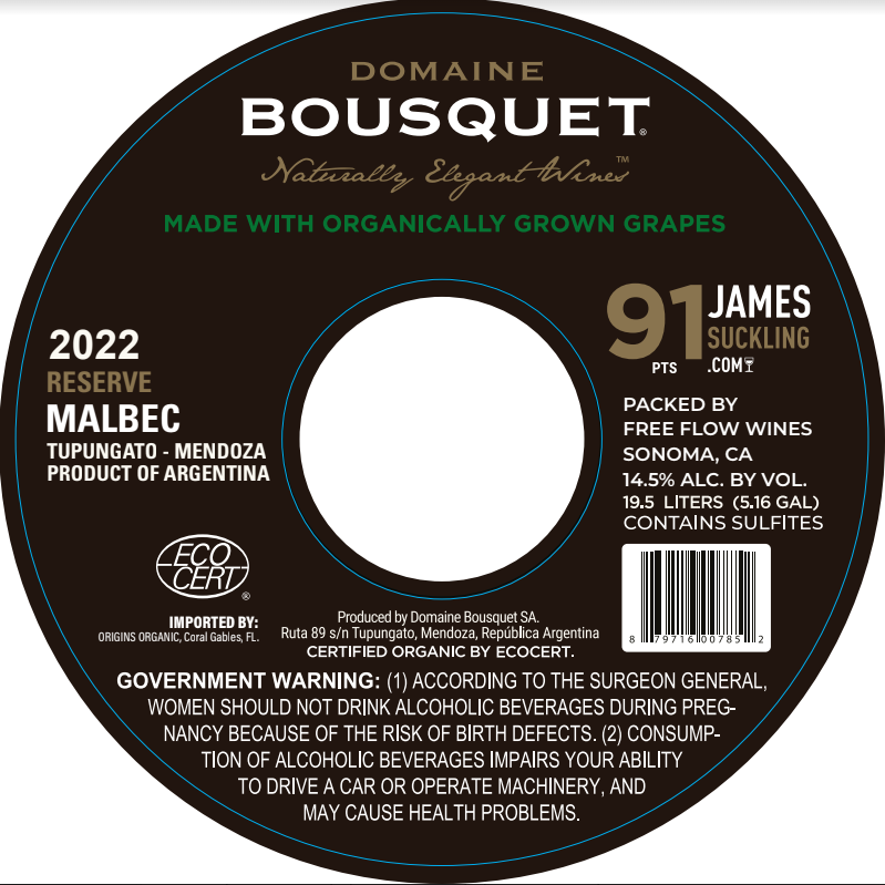 Naturally Elegant Reserve Malbec