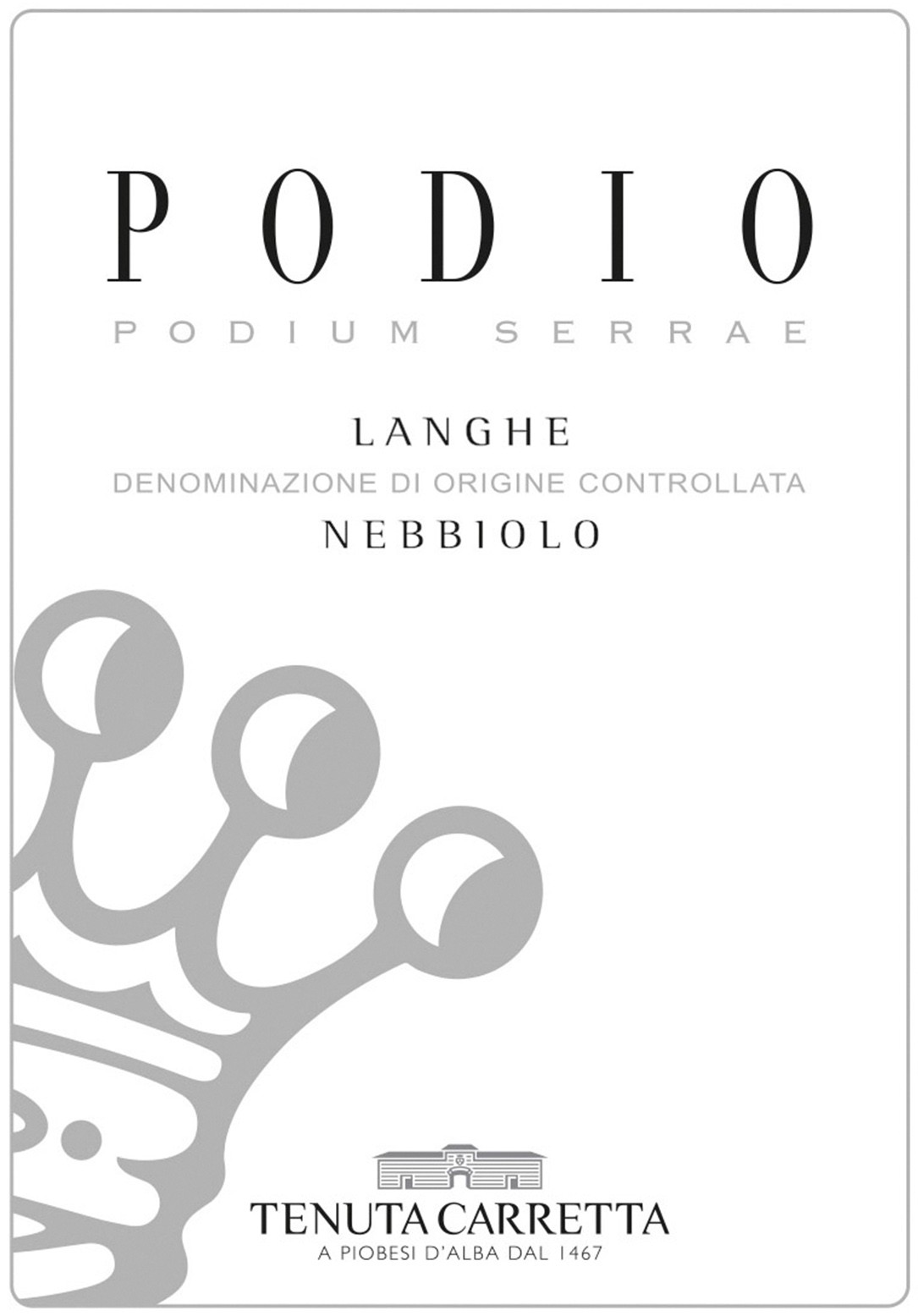 Podio Podium Serrae Langhe Nebbiolo