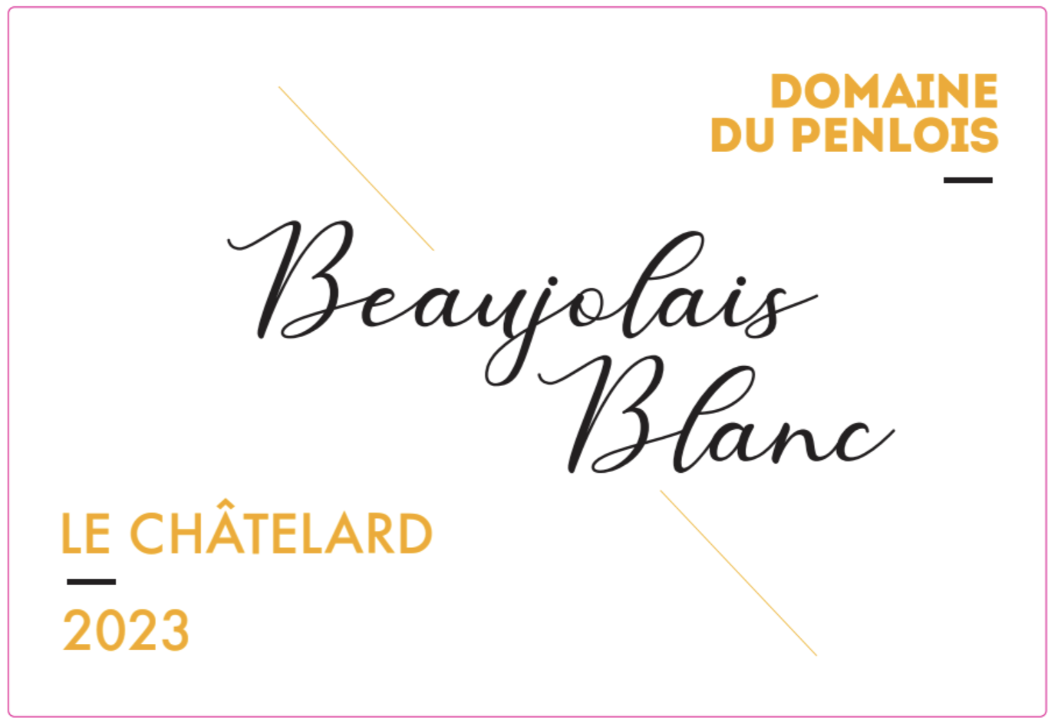 Beaujolais Blanc
