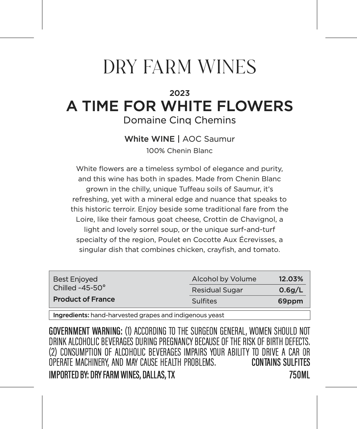 A Time For White Flowers