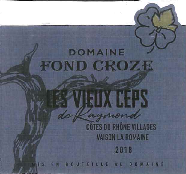 Cuvee Les Vieux Ceps De Raymond