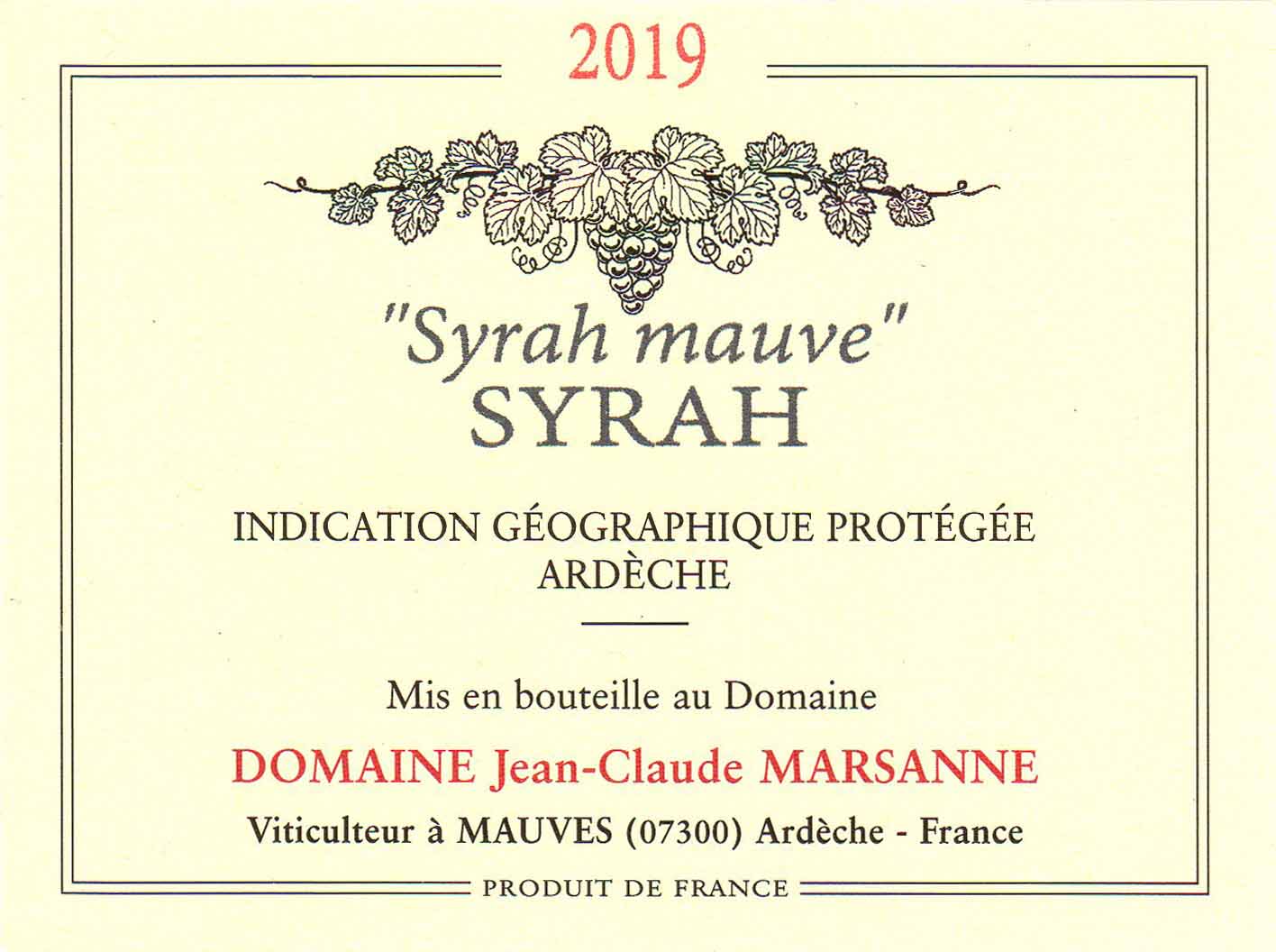 Syrah Mauve