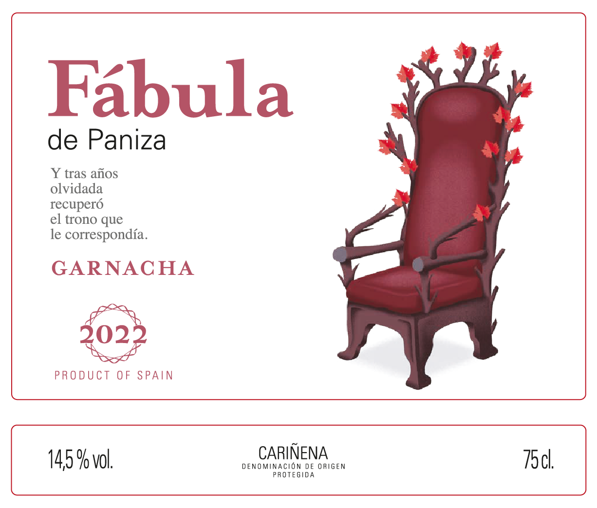 Fábula De Paniza Garnacha