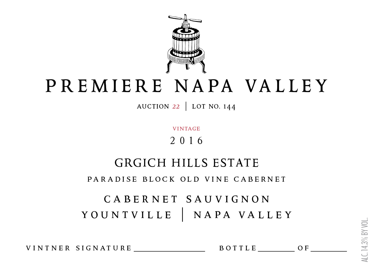 Paradise Block Old Vine Cabernet