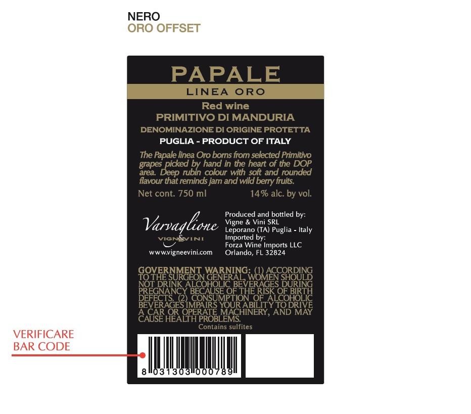 Papale Linea Oro