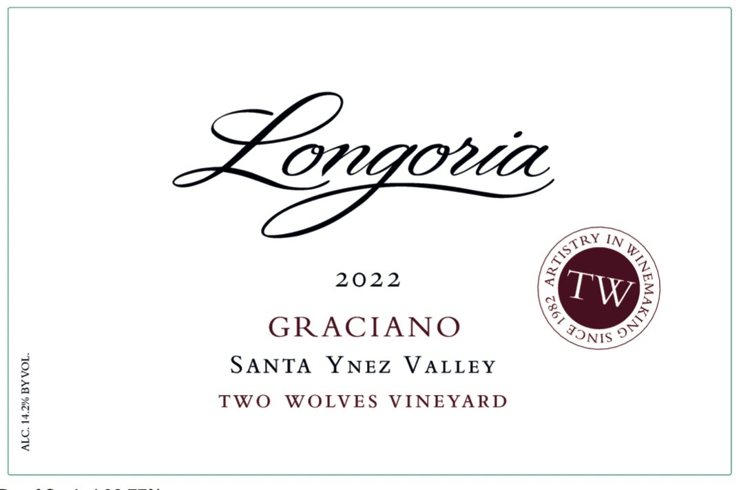 Graciano Two Wolves Vineyard