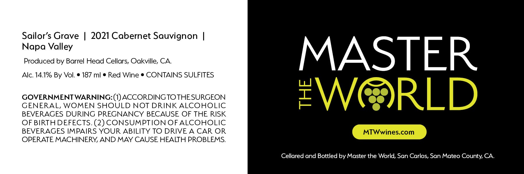 Sailor's Grave Cabernet Sauvignon
