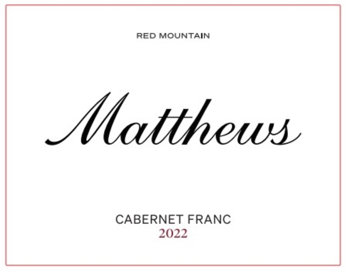 Matthews Cabernet Franc