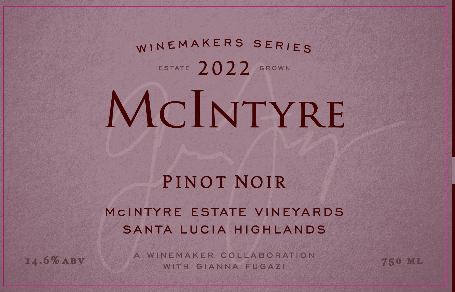 Estate Pinot Noir Winemakers Series